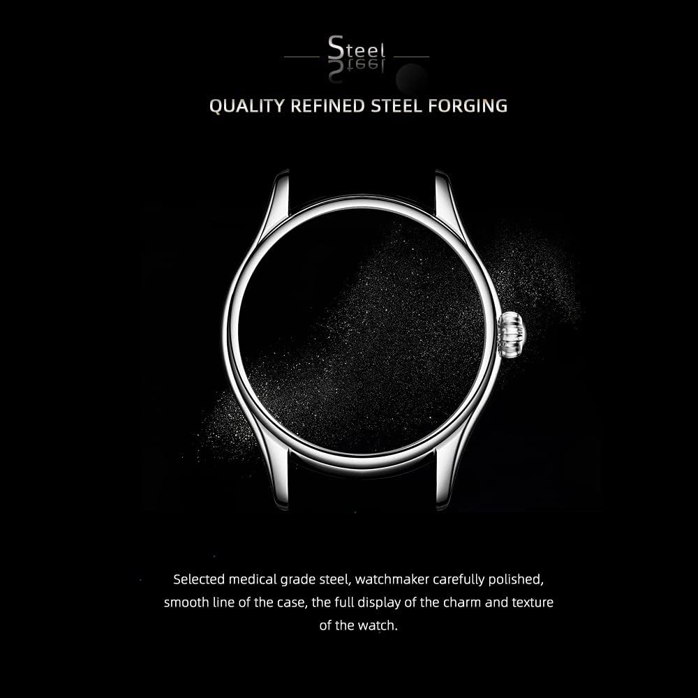 AESOP Tourbillon Men Watches Real Tourbillon Movement Mechanical Hand Wind Wristwatches Stainless Steel Sapphire Crystal Waterproof Business Luxury Classic Watch 7061